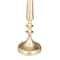Gold Aluminum Traditional Candelabra, 24" x 13" x 13"